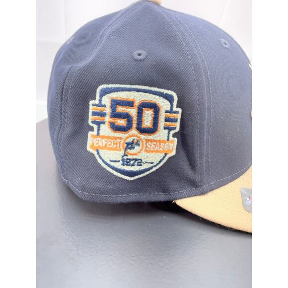 New Era Miami‎ Dolphins 59FIFTY Low Profile Fitted Hat 7 3/8 NFL Perfect Season main image 9